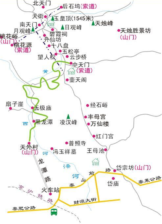 请问泰山的旅游线路怎么走