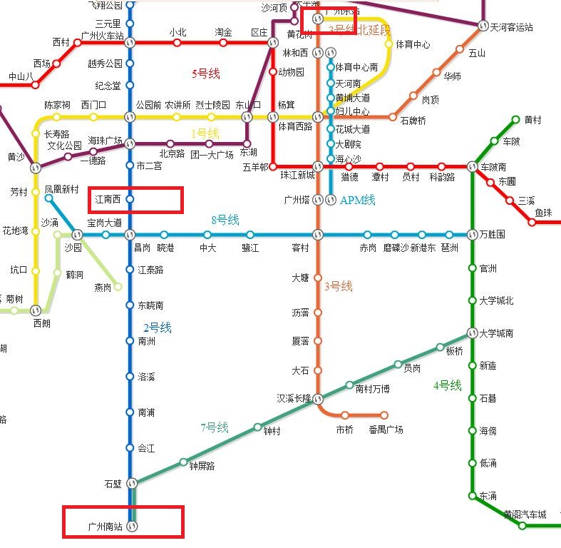 广州南站到广州东站之间有哪儿地铁可达可以买亚瑟士跑步鞋的?