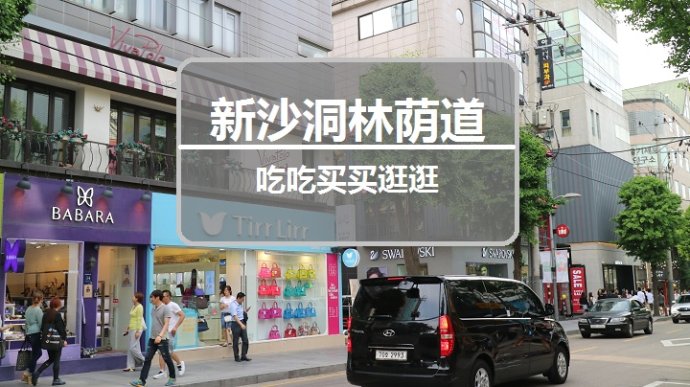 首尔新沙洞林荫道半日游