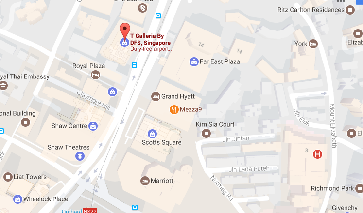 乌节路在t galleria 可以直接免税.