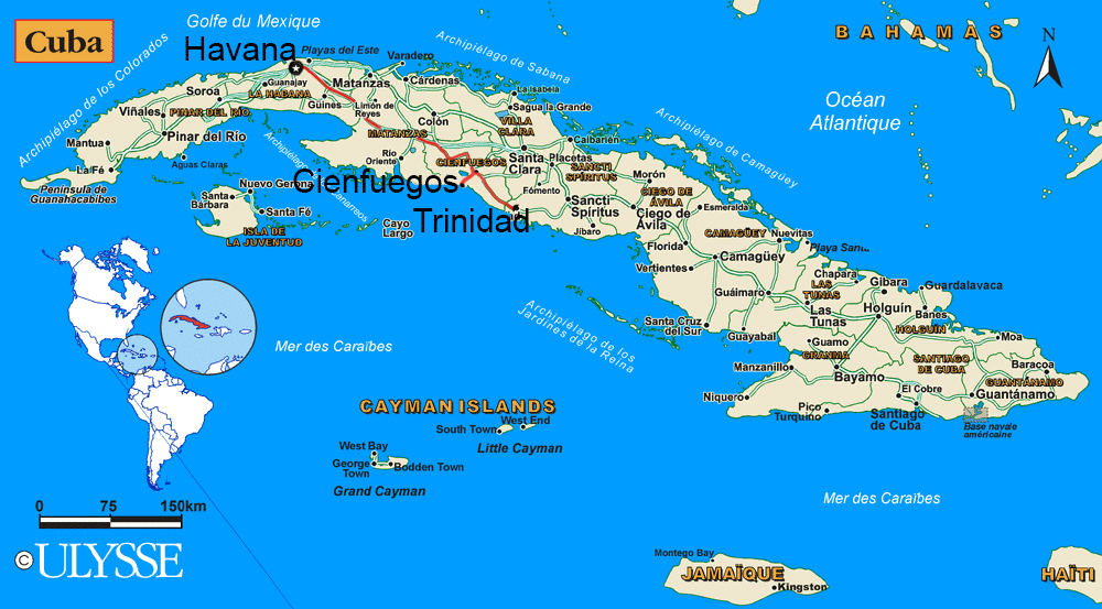 大安的列斯群岛中最大的岛屿,被誉为"墨西哥湾的钥匙",古巴岛酷似鳄鱼