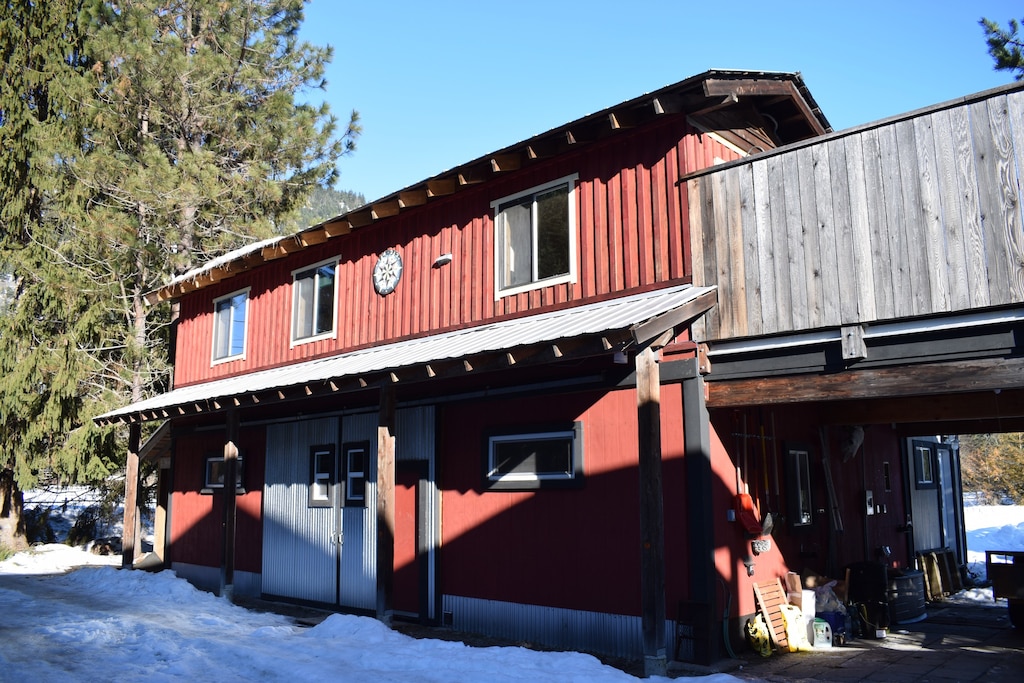 modern loft in converted barn