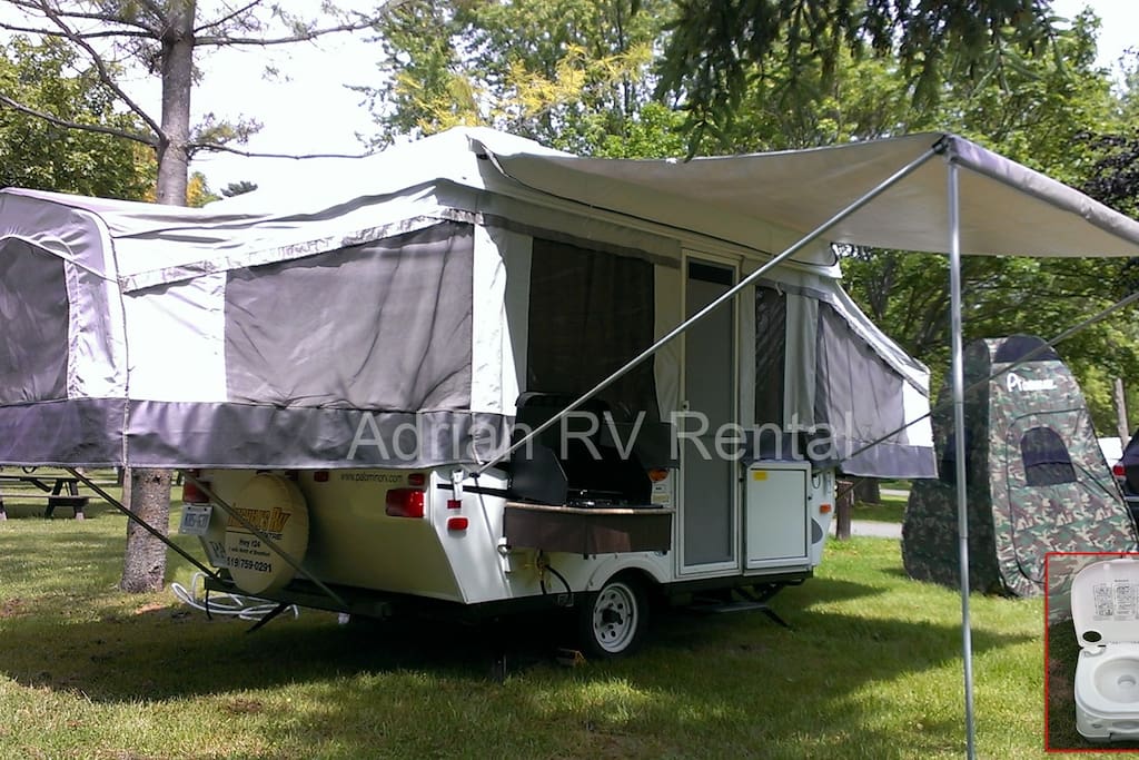 10 ft. popup camper (allow towing)