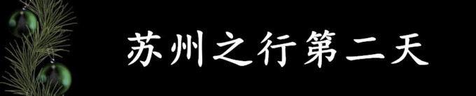 苏州之行第二天 苏州之行第二天