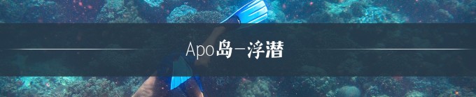 Apo岛——浮潜 Apo岛——浮潜
